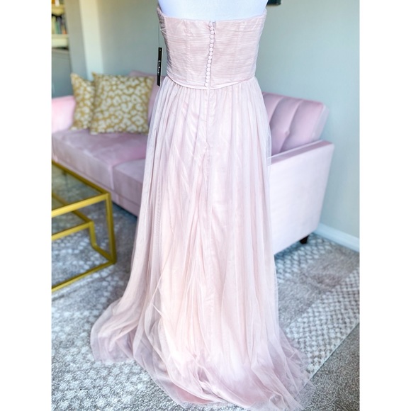 Lulu's Strapless Pink Gown - Picture 4 of 6